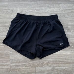 Alo Black Athletic Running Shorts